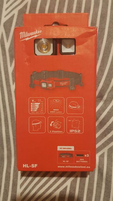 Latarka czołowa Milwaukee  HL-SF 450 lm
