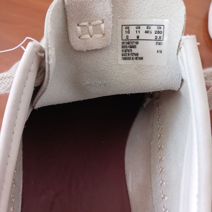 Чоловічі шкіряні топ-сайдери Clarks, 43р. (устілка 29.5 см) мокасини