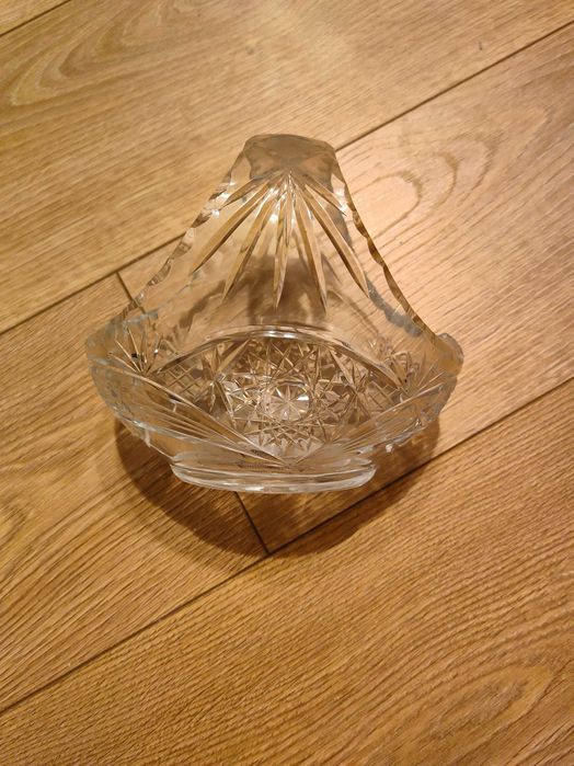 Kryształowy koszyk PRL