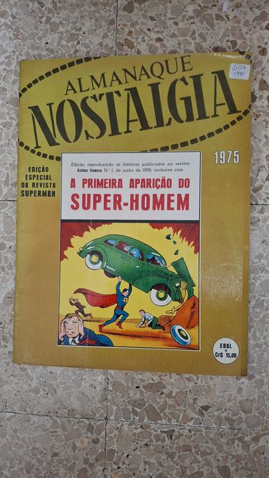 Vintage - BD Álbum Gigante Almanaque Nostalgia de 1975