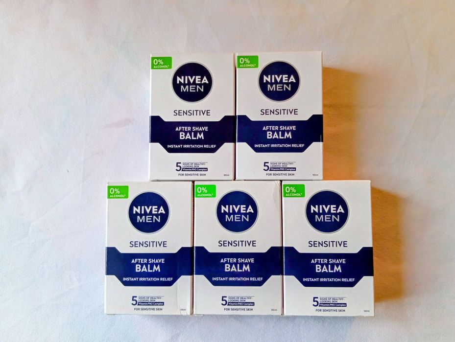 Nivea Men Sensitive łagodzący balsam po goleniu 100ml 5 szt.