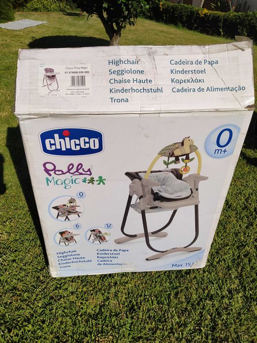 Chicco Cadeira Papa Polly Magic Relax Cocoa