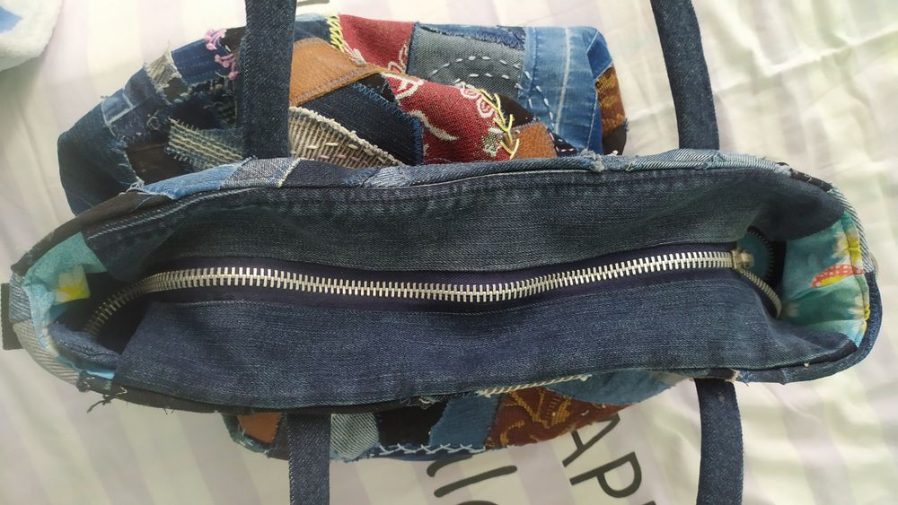 Сумка джинсовая, ручная работа