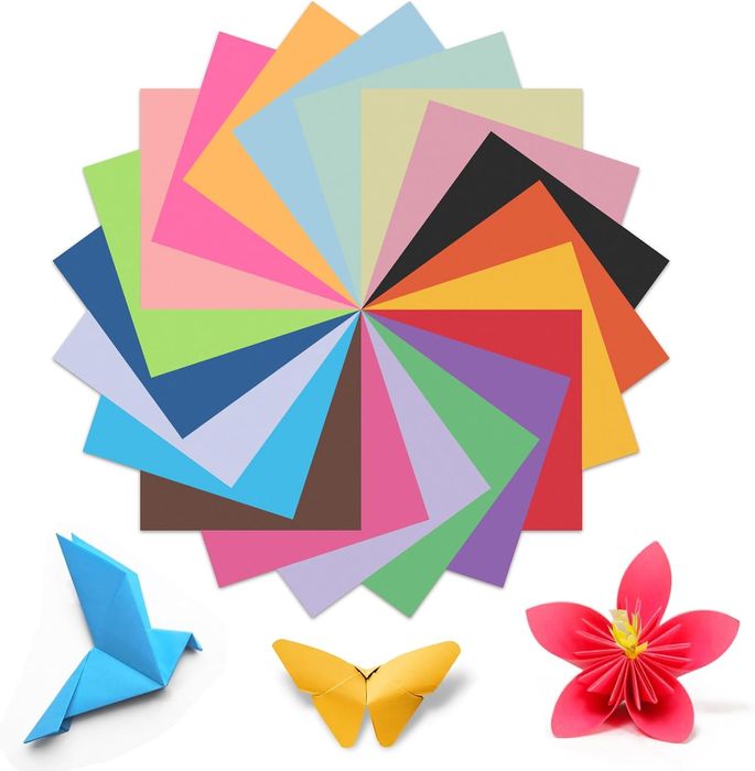 Papier Origami Moinkerin 300 Ark. 15x15 cm 70g 20 Kol. Dwustr.