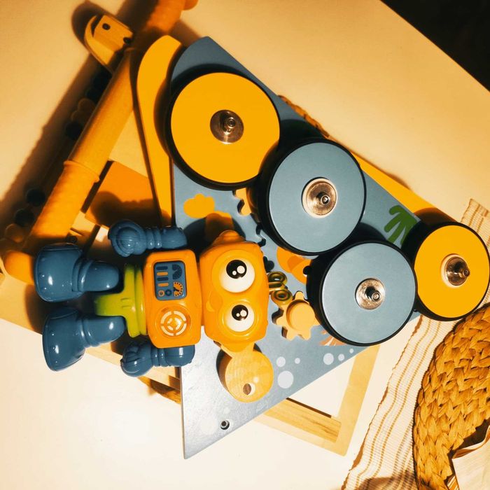 Pchacz Edukacyjny Janod Kot, Stan Idealny + Pudełko oryginał
