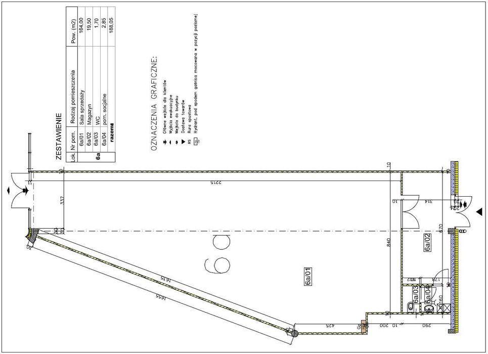 Lokal do wynajęcia 188m2  Park Handlowy Zgoda w Świętochłowicach