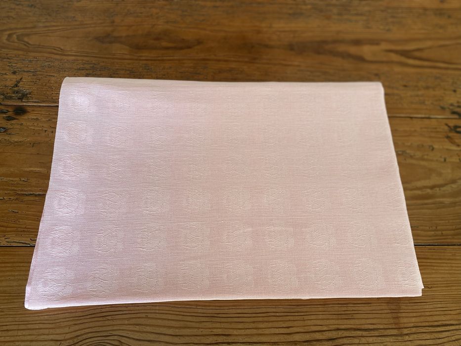 Conjunto Toalha e Guardanapos Rosa Algodão,Vintage.