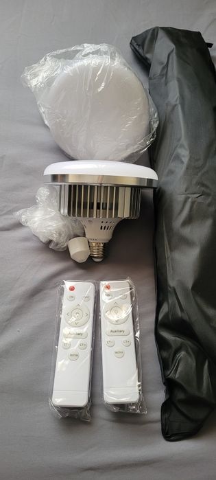 Iluminação kit estúdio profissional led 150w softbox com comando