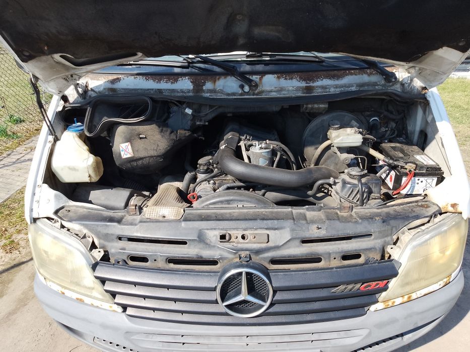 Mercedes  sprinter 411 bliźniak autolaweta pomoc drogowa 3,5dmc zamiana