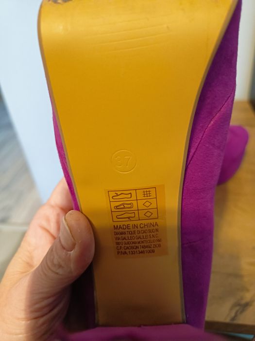 Buty na wysokim obcasie