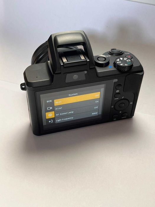Câmeras Digitais 8k Para Fotografia Câmera Profissional Wifi De 88 Mp Com Foco Automático E Lente Dupla 16x Ikikso (preta)