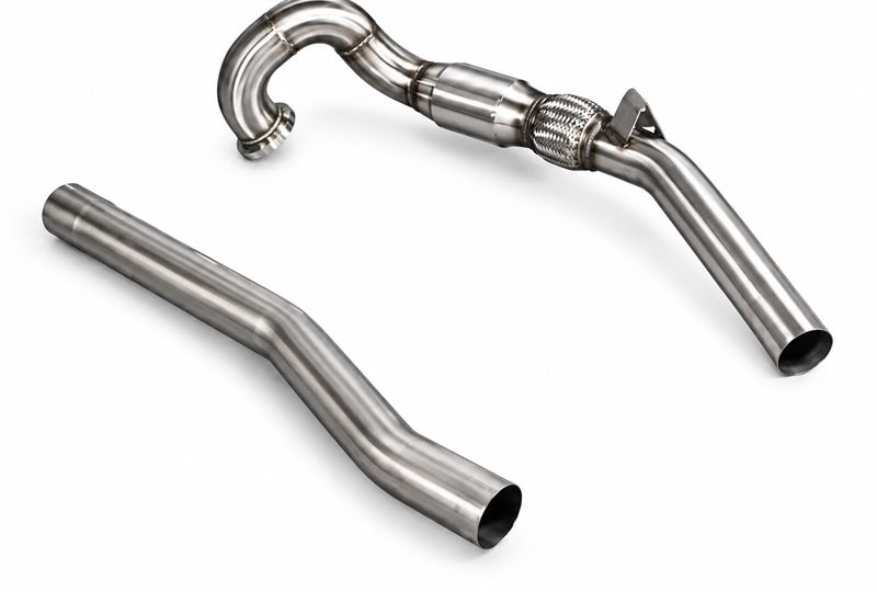 DOWNPIPE CATALISADA SCORPION PARA GOLF 7 R / AUDI S3 8V / LEON 3 CUPRA 4DRIVE