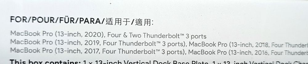 Brydge Vertical Dock para Macbook Pro 13"