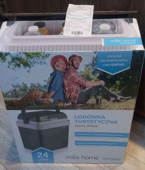 Lodówka turystyczna 24 L 220/12 V Gwarancja