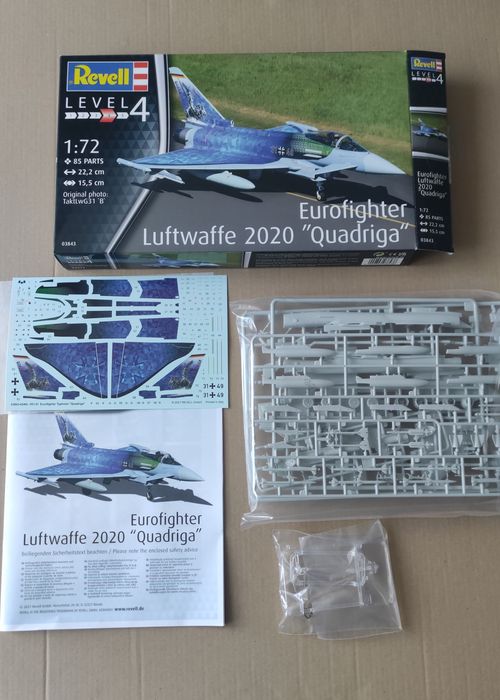 Сборная модель самолета 1:72 Eurofighter EF-2000 Luftwaffe Revell