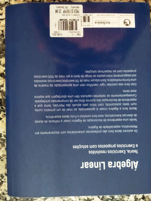Livro de Álgebra Linear