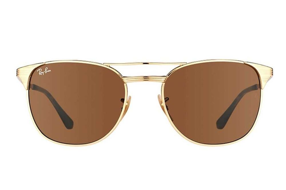 Okulary przeciwsłoneczne Ray-Ban SIGNET RB3429-M B-15 Gold Brown