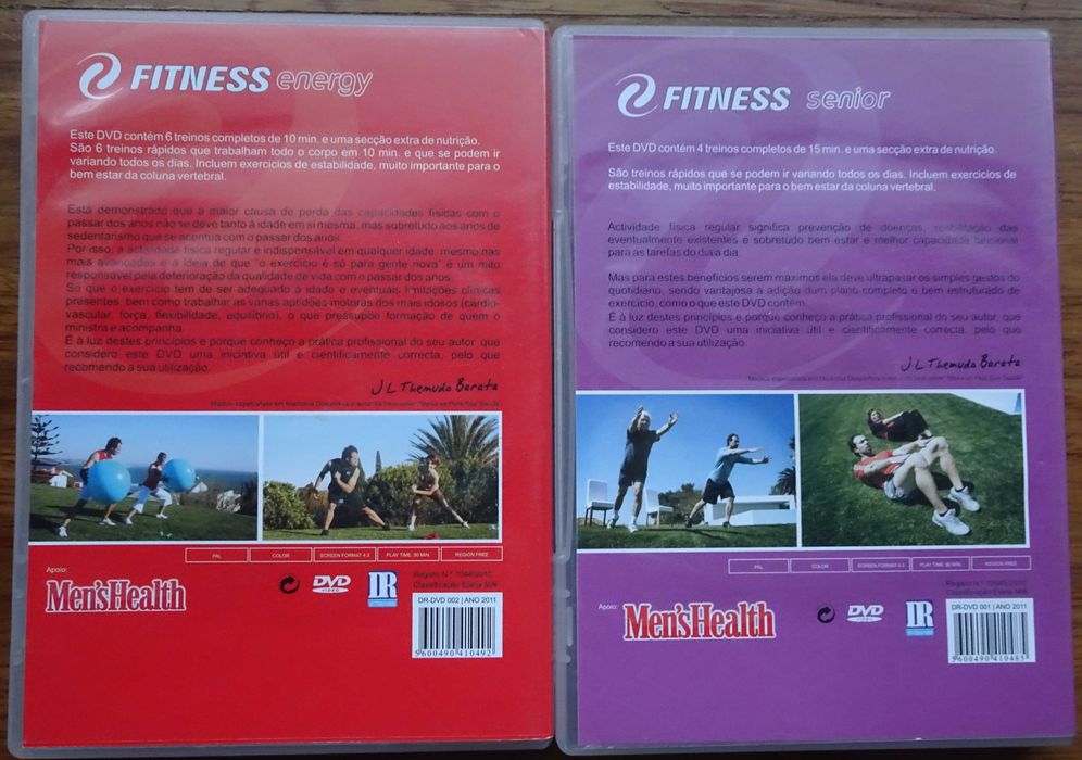 Fitness Energy / Fitness Senior (Com Secção Extra de Nutrição) DVD´s
