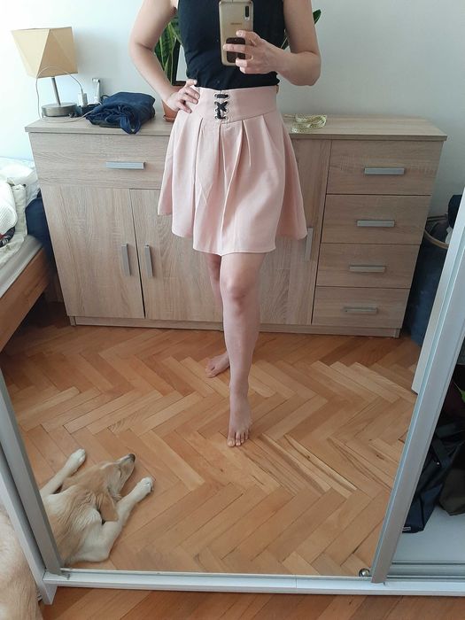 Spódnica new yorker pudrowy róż