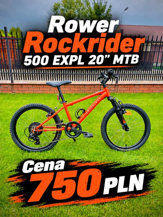 Rower dziecięcy Rockrider 500 EXPL 20”