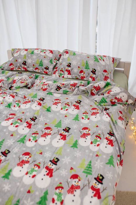 Плюшева якісна постільна білизна теплое постельное белье Комплект Плюш