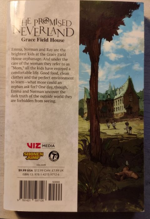 манга обещанный неверленд на английском языке