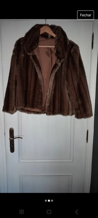 Casaco imitação de pêlo
