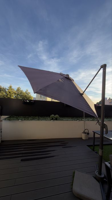 Guarda sol - cinzento 360 graus