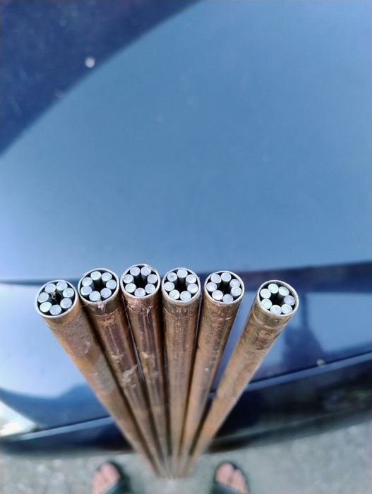 Pręty (rdzeniowe) do lancy tlenowej 5 stuk