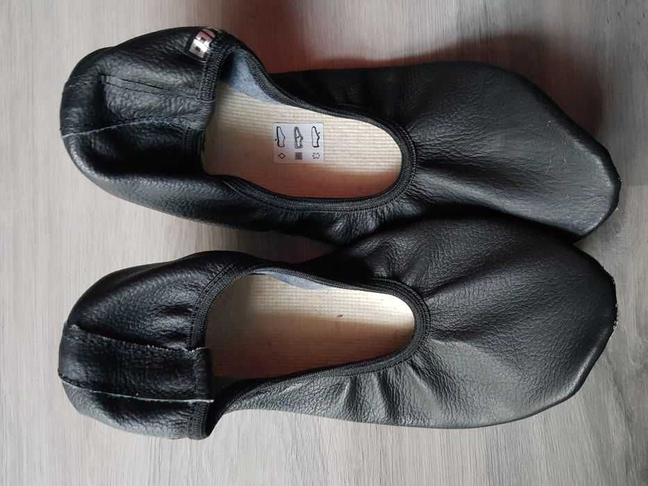 Nowe skórzane baletki 39, balerinki, taniec, balet, Lico