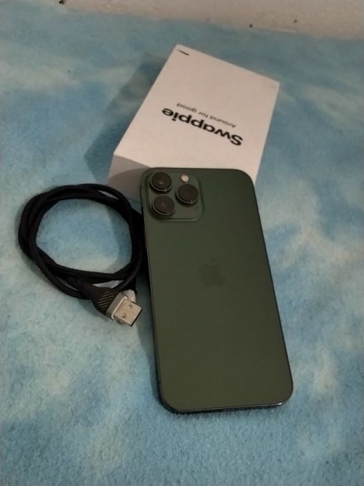 Acrito troca Apple iPhone 13 Pro Max 128GB Verde Alpine • 99% Bateria • Excelente Estado