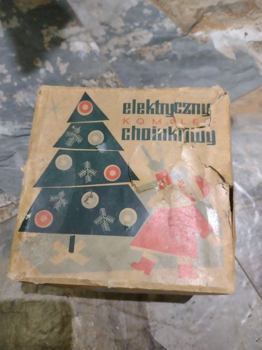Lampki choinkowe PRL