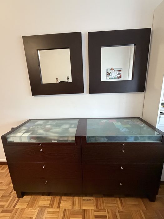 Mobilia de quarto em Wengue