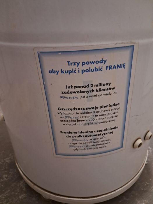 Frania - pralka w doskonałej formie