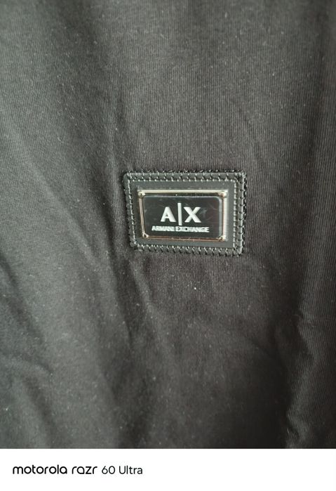 Nowy T-shirt Armani Exchange (A|X) – Czarny