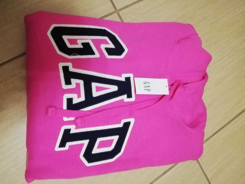 Bluza napis GAP różowa rozm. S damska
