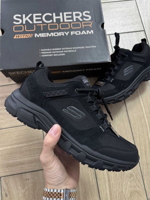 Skechers sneakersy outdoor czarne chunky męskie EU 41.5 model SN51893 Memory Foam NOWE oryg