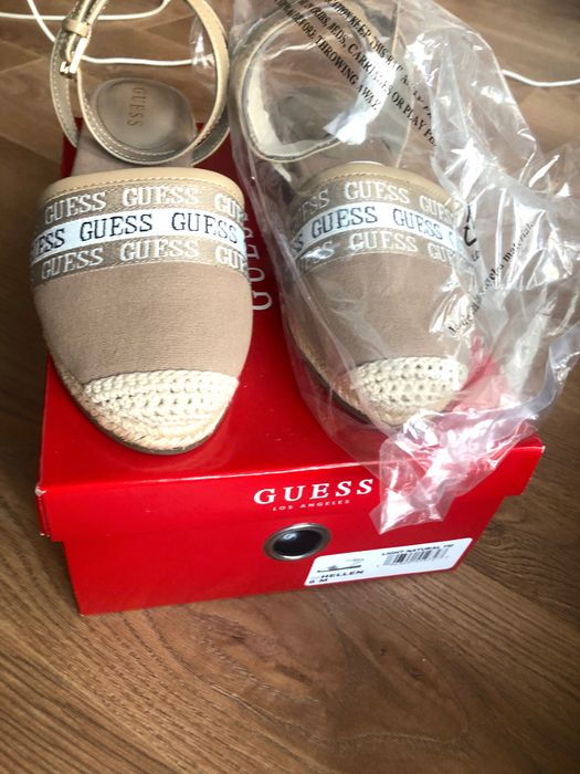 Guess espadryle sandaly roz 37