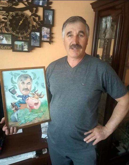 Портрет, шарж на замовлення з фото. Подарунок, карикатура