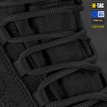 M-Tac черевики тактичні демісезонні Pro Line Black/Ranger Green/Coyote