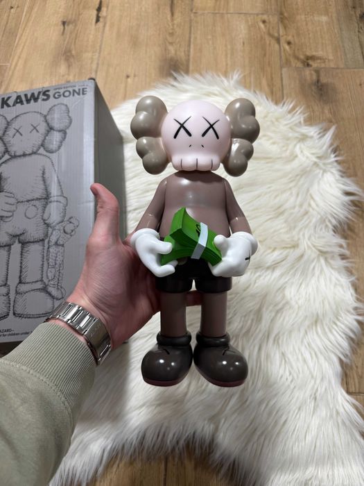 Фігурка KAWS Bearbrick CASH, іграшка-статуетка Кавс Бербрик з грошима