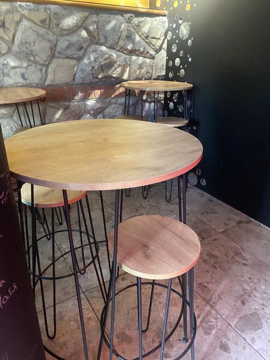 Продам Столики та стільці, високі барні