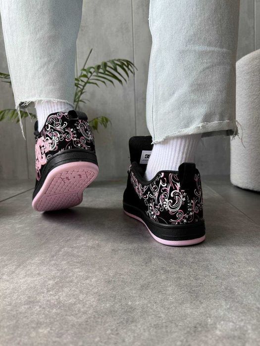 Жіночі кросівки DC Court Graffik "Black Pink Sabbath" Розміри 36-41
