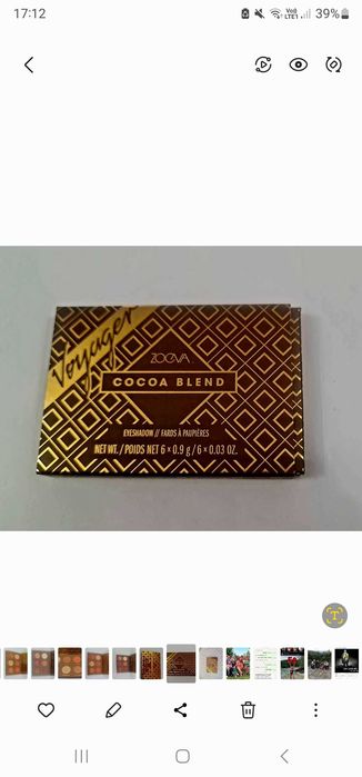 Paleta cieni ZOEVA Cocoa Blend
