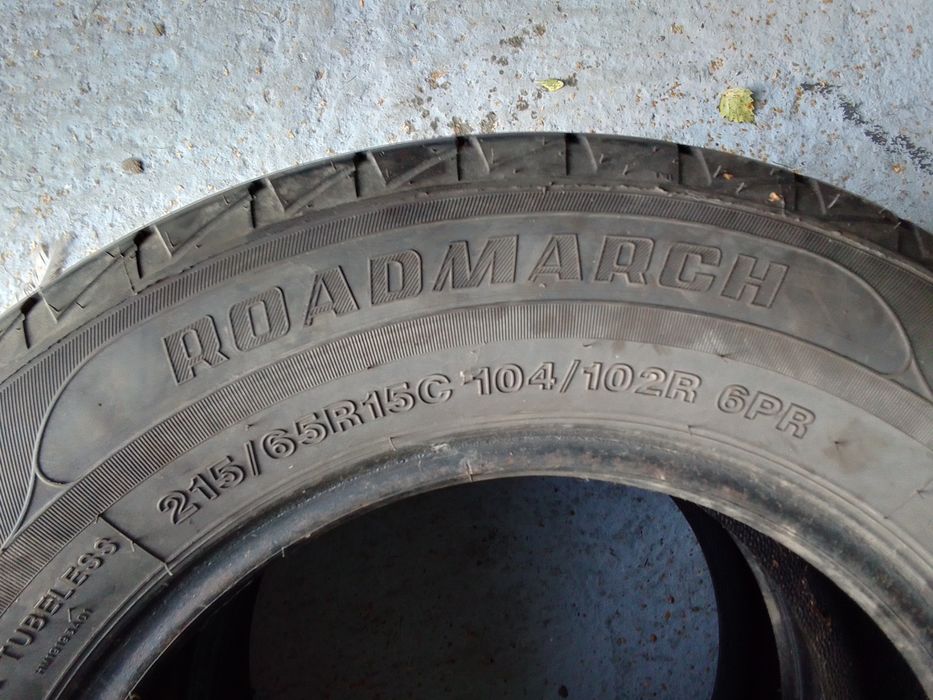 Cena za 2 Opony letnie 215/65r15C ROADMARCH 2021r 7mm