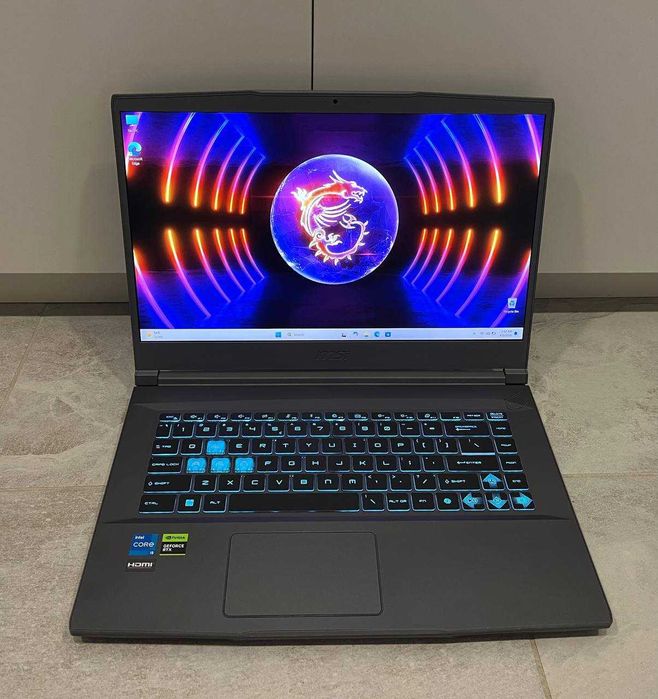 Ігровий ноутбук MSI Thin 15 B13VF/15.6" FHD IPS 144Hz/Intel Core i5-13420H/NVIDIA GeForce RTX 4060 8GB/512GB/16GB