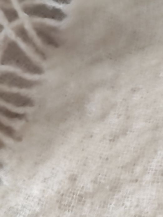 Теплейший плед, мохер+ шерсть