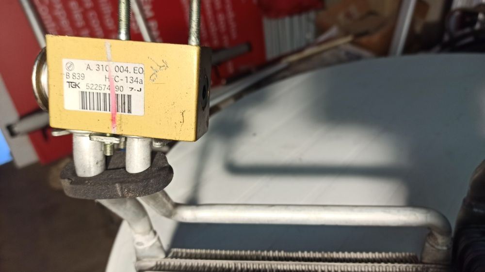 Fiat 500, radiadores de ar condicionado.