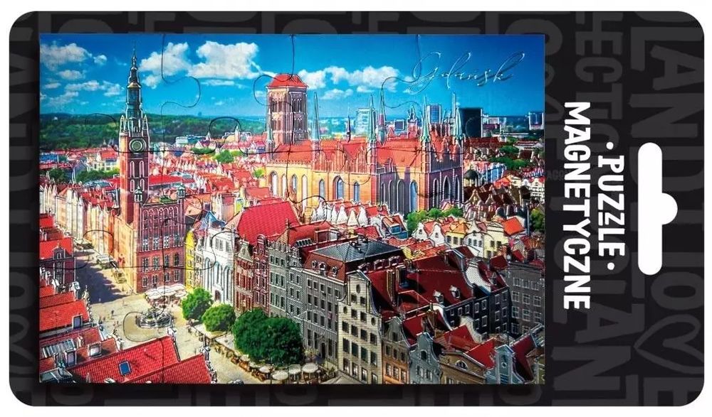 Magnes puzzle Gdańsk ILP-MAG-PUZZ-GD-02. Nowy Produkt
