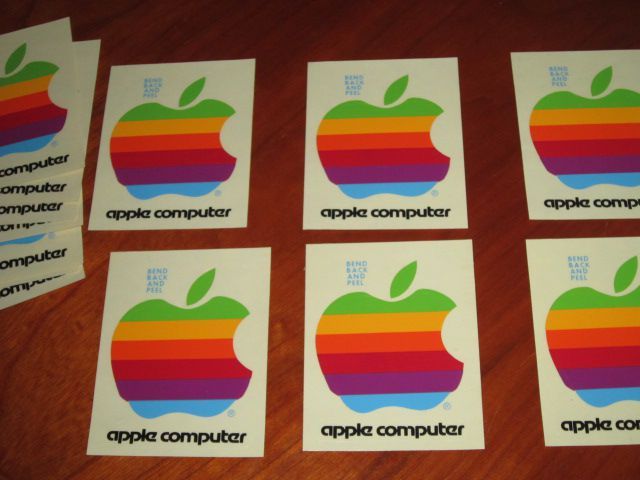 Apple - Naklejka - Oryginalna - Duża